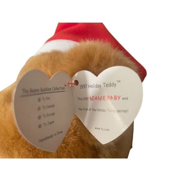 Ty Holiday Teddy Bear  - Picture 4 of 5